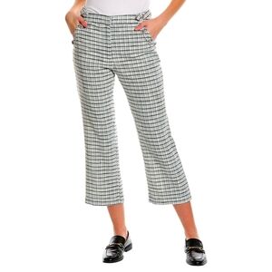 NWT:$108 BCBGeneration Tweed Button Trim Pants-M